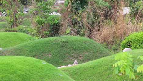 serene view of a traditional chinese cemetery