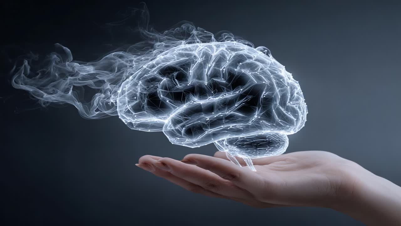 Innovative Visualization of a Human Brain: The Intersection of Science and Imagination in a Stunning Digital Representation of Cognitive Processes