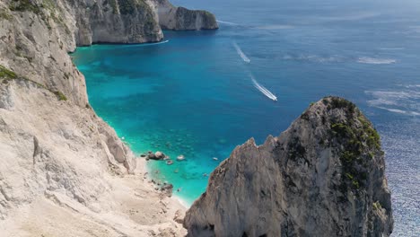 Flight-over-the-Myzithra-rock-formation-in-the-Ionian-Sea