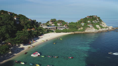 Luftaufnahme-Des-Tropischen-Strandes