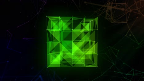 abstract low poly geometric background