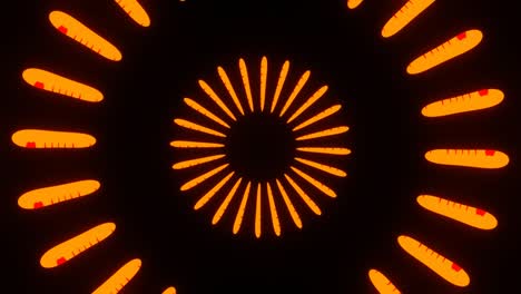vj loop pulsation of rays looped