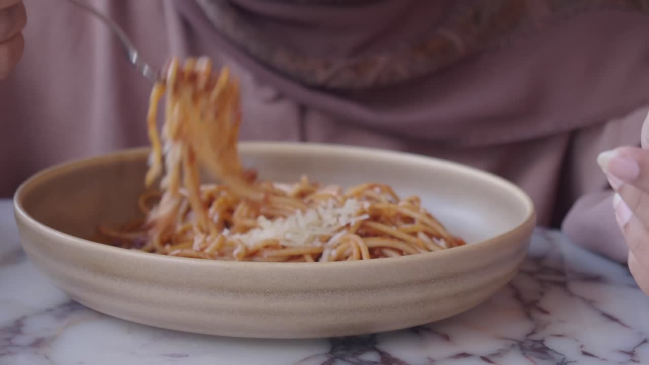 Piatto di spaghetti