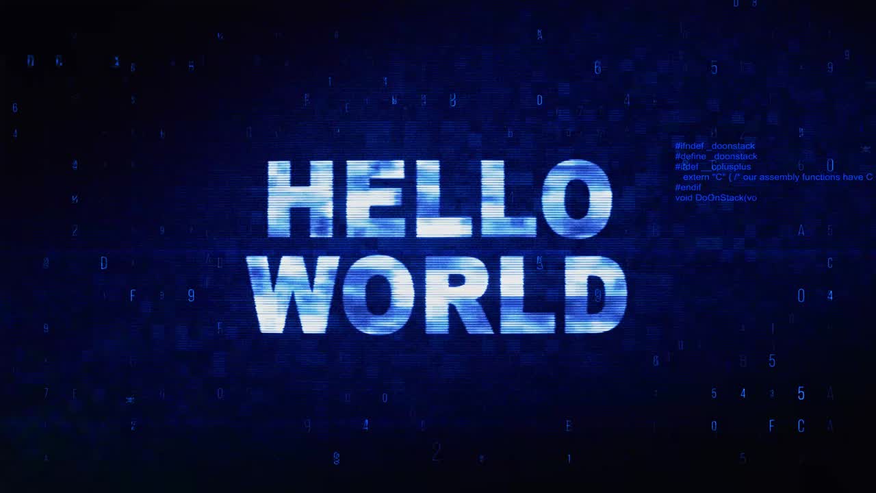 Hello World Display