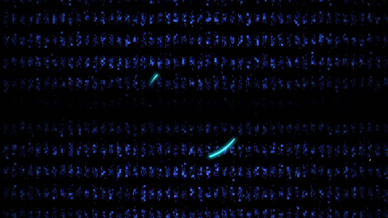 Blue circle on black background versatile design element