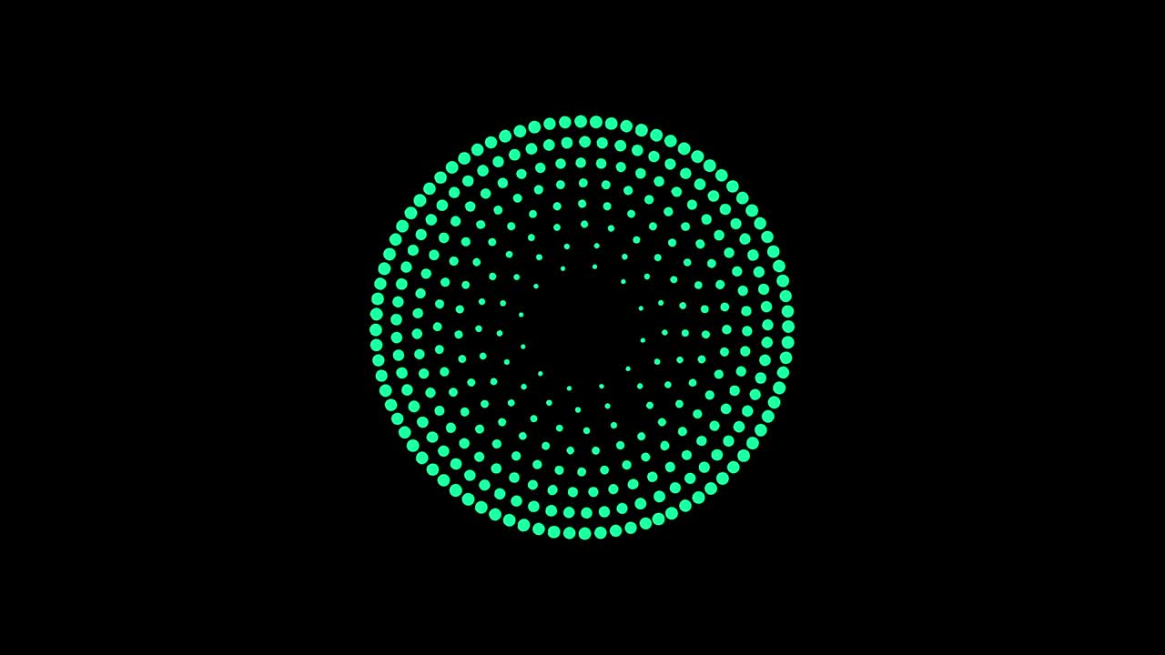 modelo compuesto de varios colores, en formato de video 16: 9.