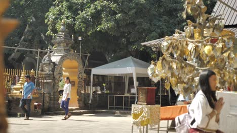 4k temple footage - video in chiangmai, thailand