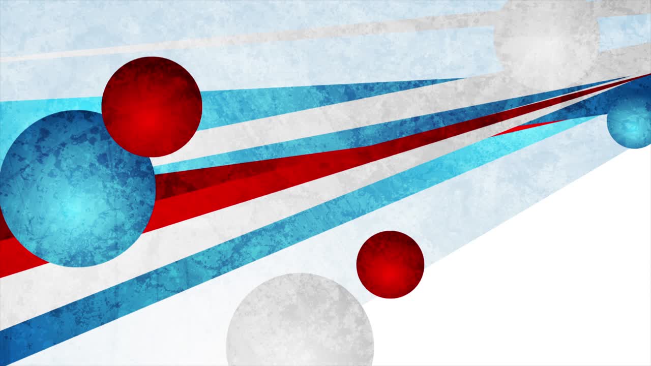 파란색 그랑지 줄무와 원 추상적인 모션 배경