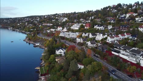 Sie-Können-Eine-Luftaufnahme-Eines-Teils-Von-Oslo,-Norwegen,-Sehen