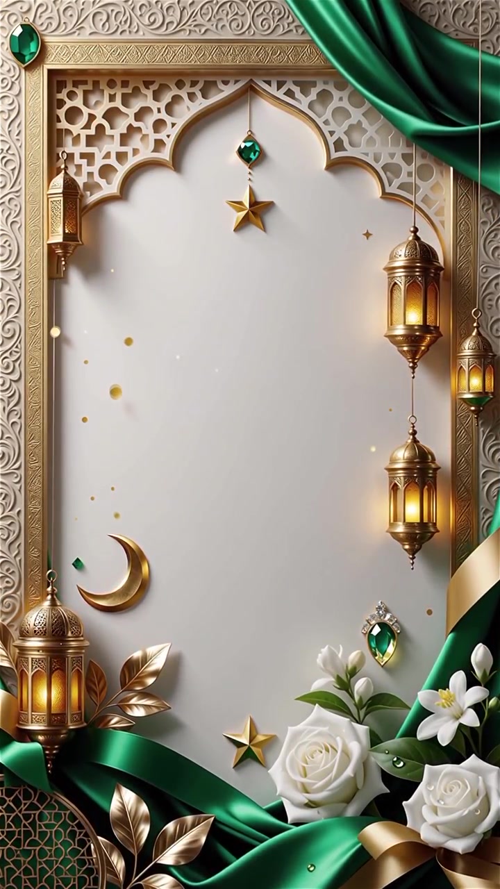 Compleanno del Profeta Maometto Mawlid al-Nabi Sfondo Islamico
