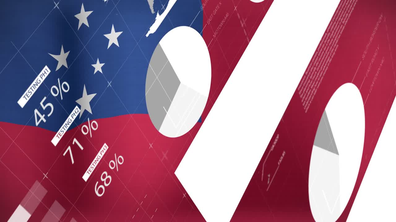 사모아의  ⁇ 발 위에서 데이터 처리의 애니메이션