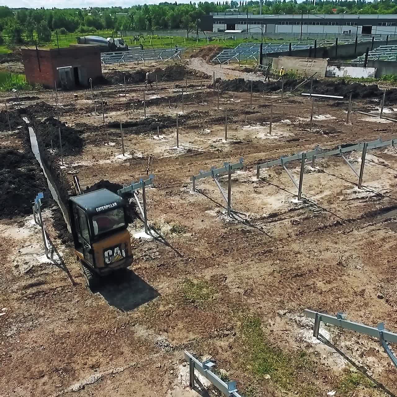 Industry machinery for construction