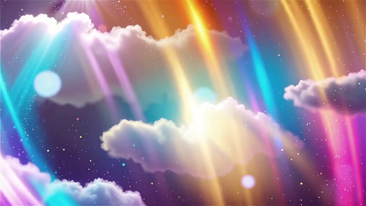 キリスト教の天国の光の礼拝背景
