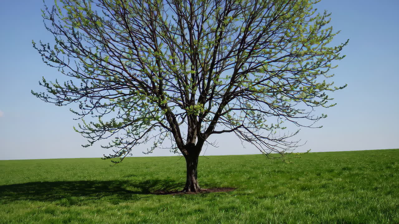 Spring Tree in a Field