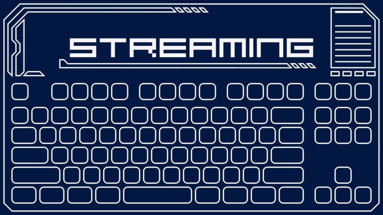 Virtual keyboard SIMPLE OFFLINE Transitions. 1080p - 30 fps - Alpha Channel (3)