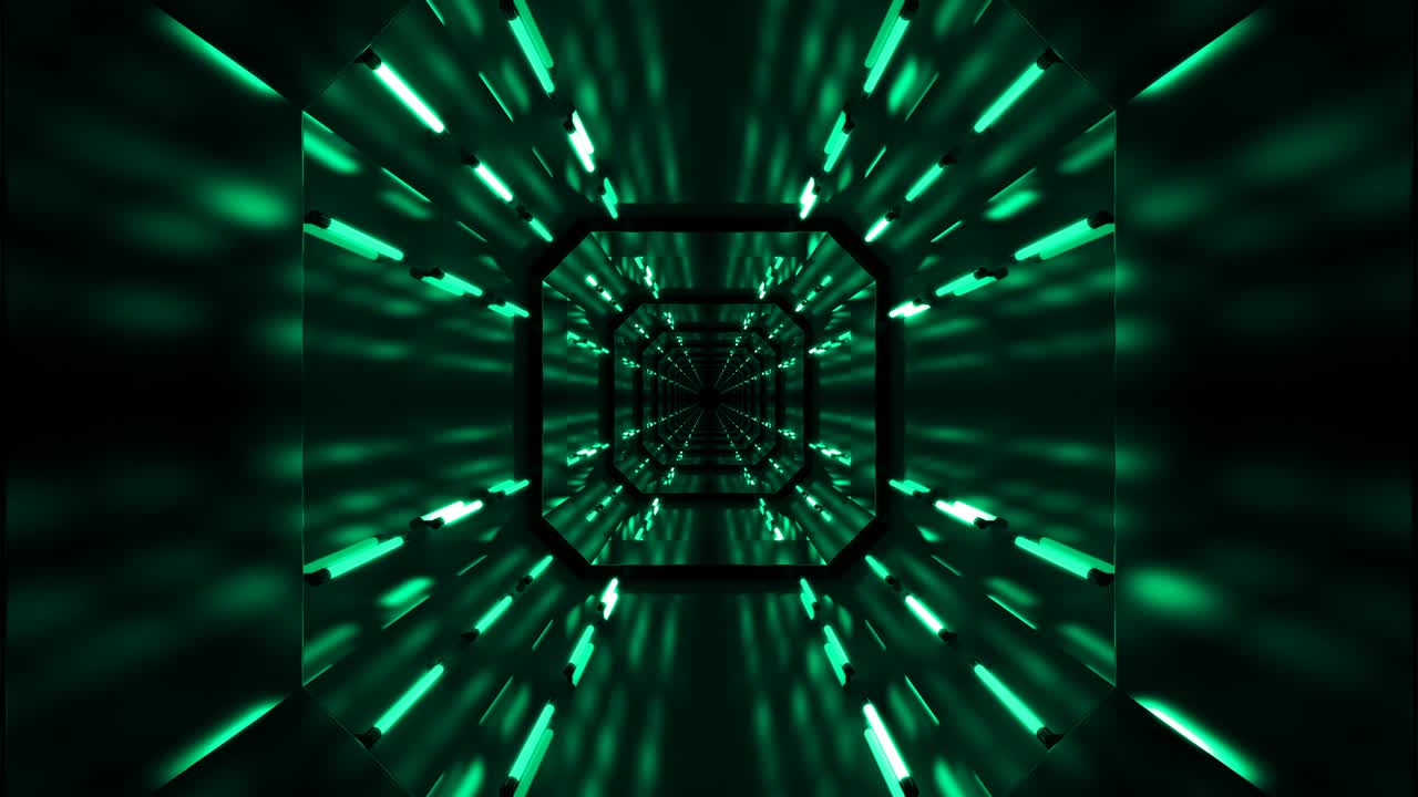 túnel de fondo abstracto con bucle tecnológico