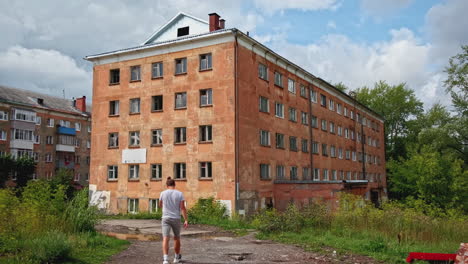 abandoned multi-story building