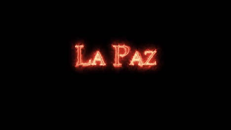 la paz escrita con fuego. bucle