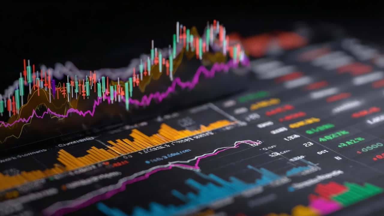 Dynamic Financial Analytics: A Visual Overview of Stock Market Trends, Highlighting Key Indicators, Variations, and Performance Metrics for Informed Investment Decisions