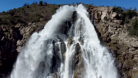 Aerial:-waterfall-seeing-from-below-paneo