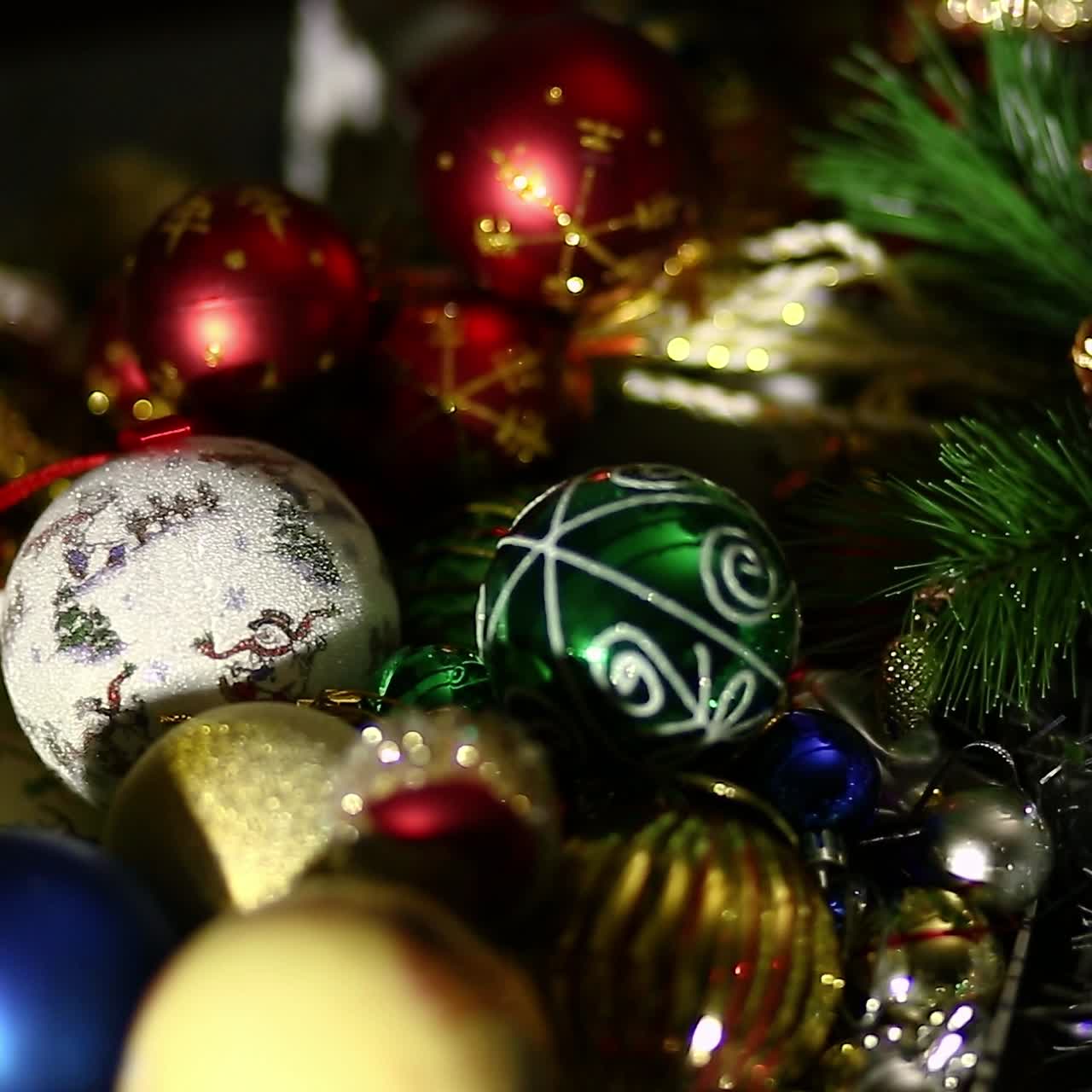 Christmas Decoration On Background