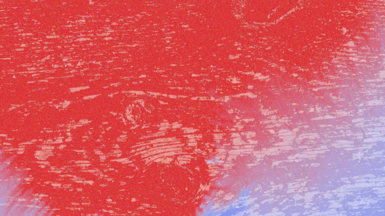 회전하는 빨간색과 파란색의 추상적인 디자인은 소용돌이와 비슷합니다.