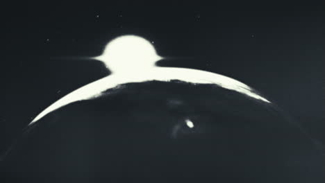 old footage of weird science experiment - alien planet