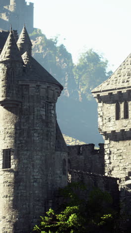 medieval castle towers