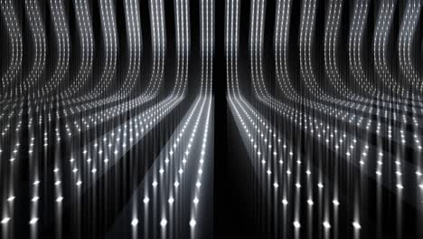 abstract glowing light tunnel stage