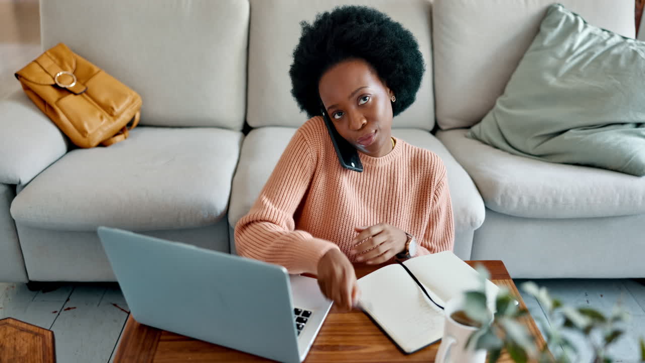 Woman Working From Home