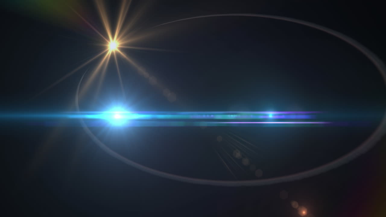 검은 바탕에 빛의 세 개의 점