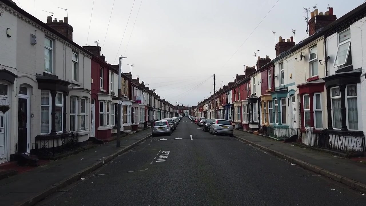Huse i Wavertree-området i Liverpool.