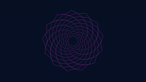 dynamic geometric pattern intricate circles and intersecting lines in purple and blue