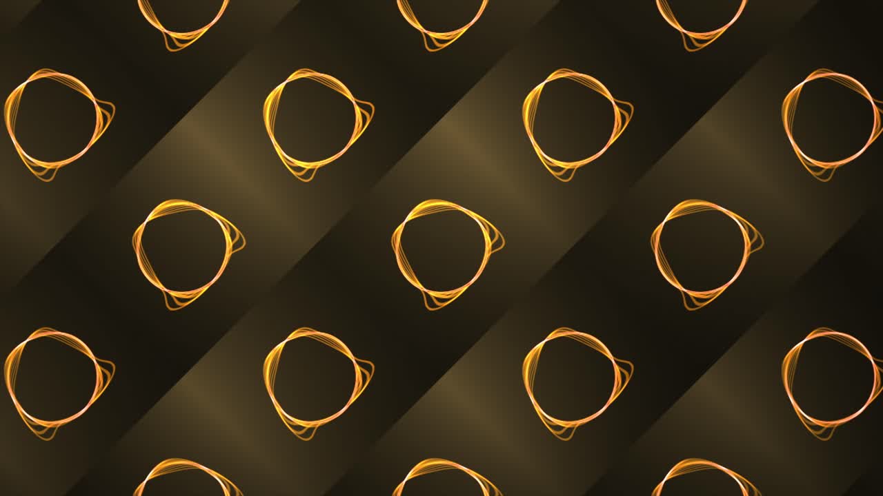 추상적인 금 원 패턴