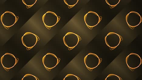 abstract gold circle pattern