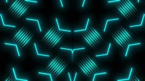 patrón geométrico de neón abstracto