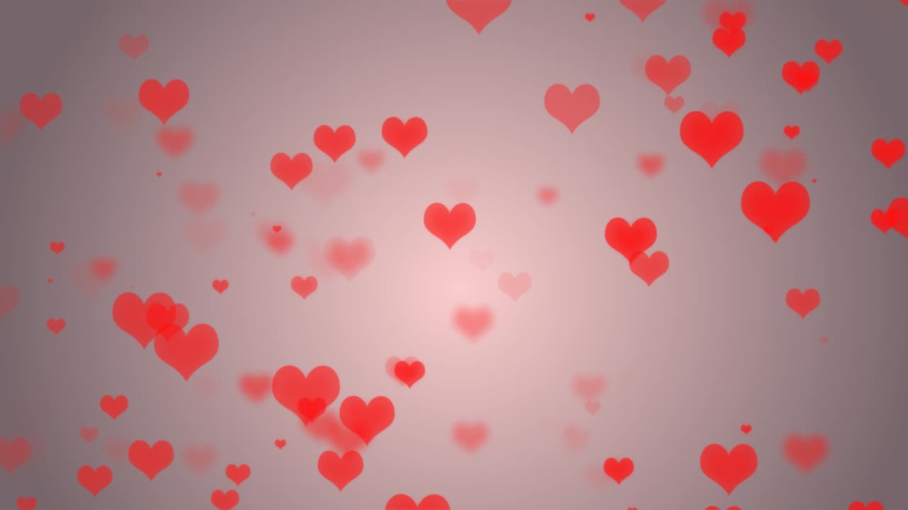 los corazones rojos abstractos de fondo de san valentín