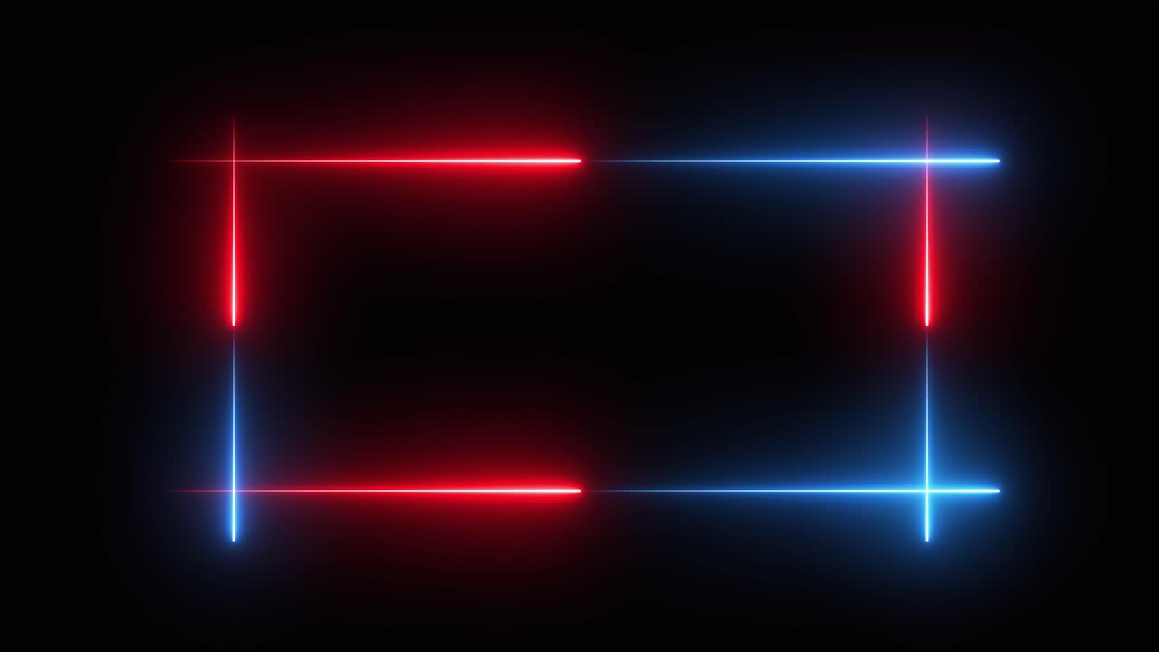 Neon Frame Border