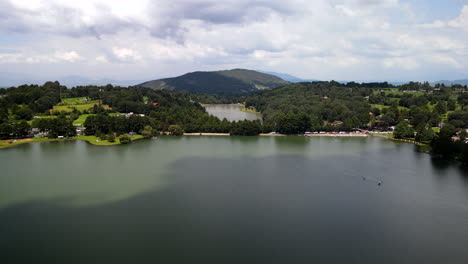 aerial view of brockman dam in mexico