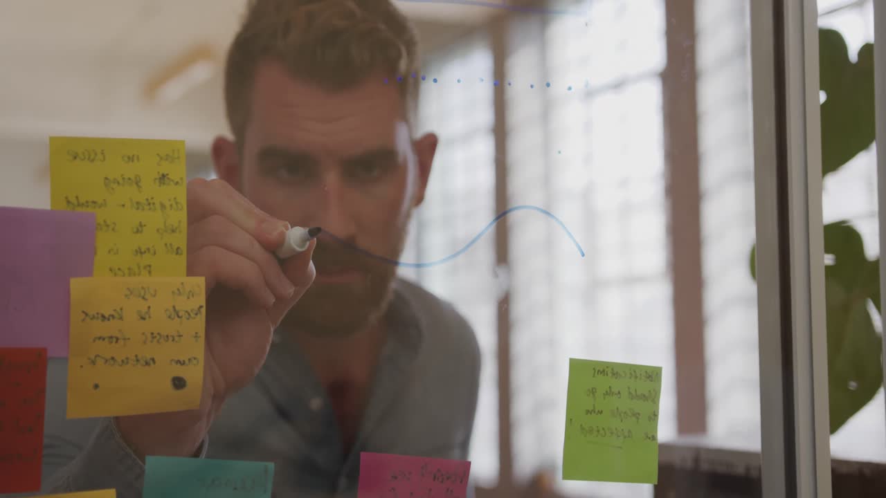 Young creative professional working in a modern office