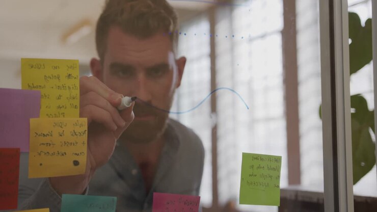 Young creative professional working in a modern office
