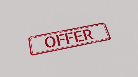 offerta di francobolli