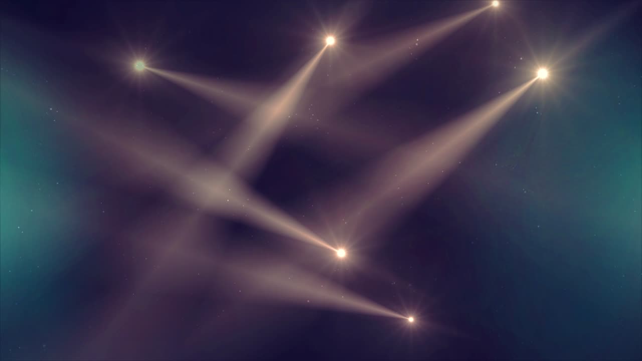 animación de bucle de escenario de punto de luz