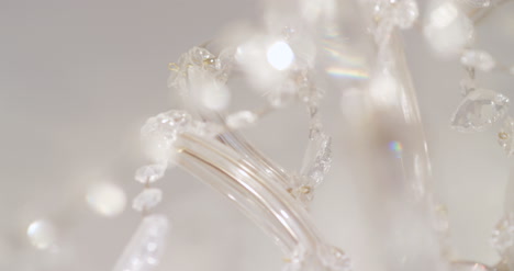 close up of luxury chandelier with diamonds 3