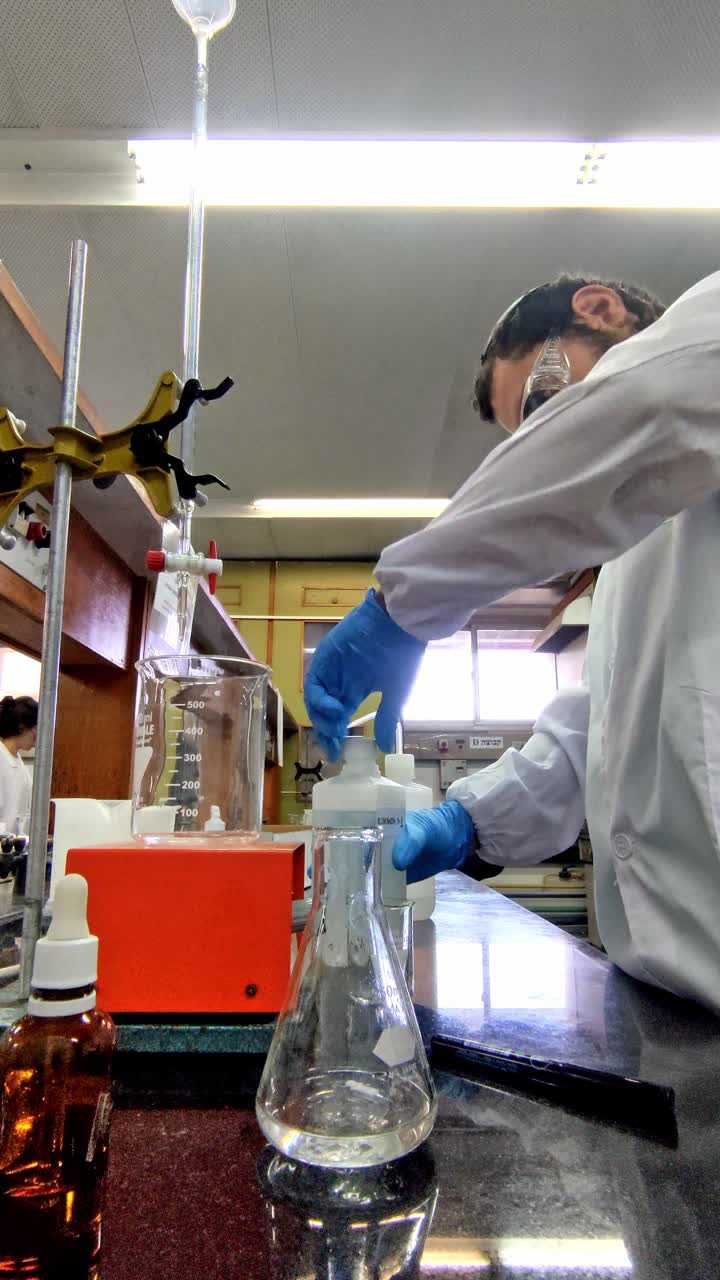 Researcher Conducting Scientific Analysis