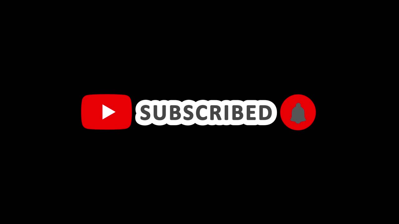 Animation of social network arrow clicking a subscribe button like subscribe notification for