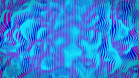 Animation-of-blue-wave-pattern-on-seamless-loop