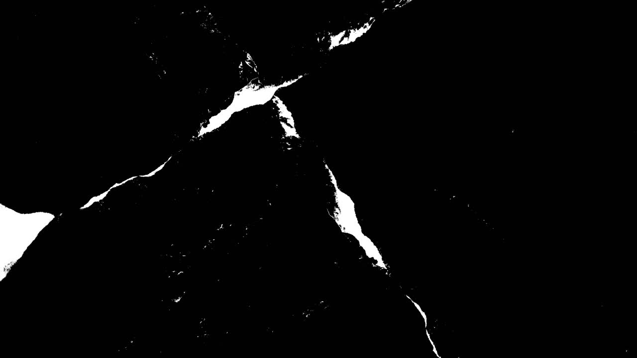 Abstract White Ink Spreading on Black Background