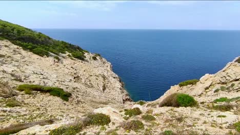 Steinfelsenküste-Auf-Mallorca