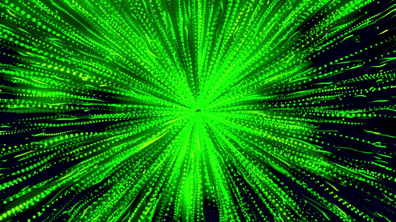 fondo de luz verde abstracto con puntos brillantes